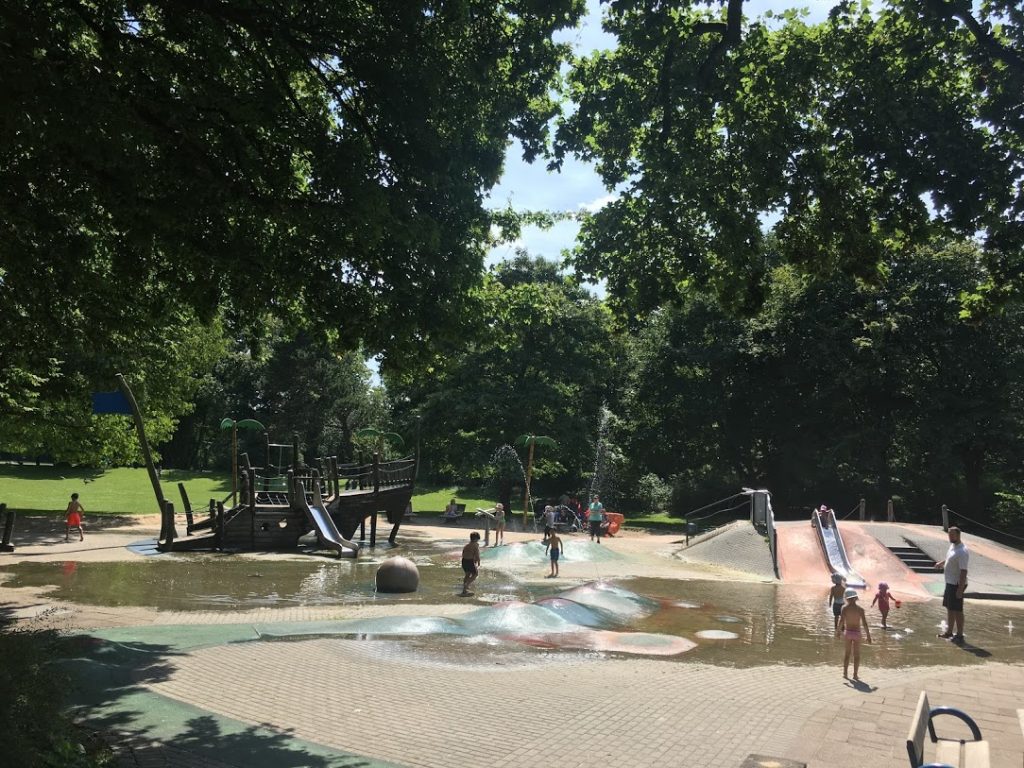 Wasserspielplatz im Volksgarten