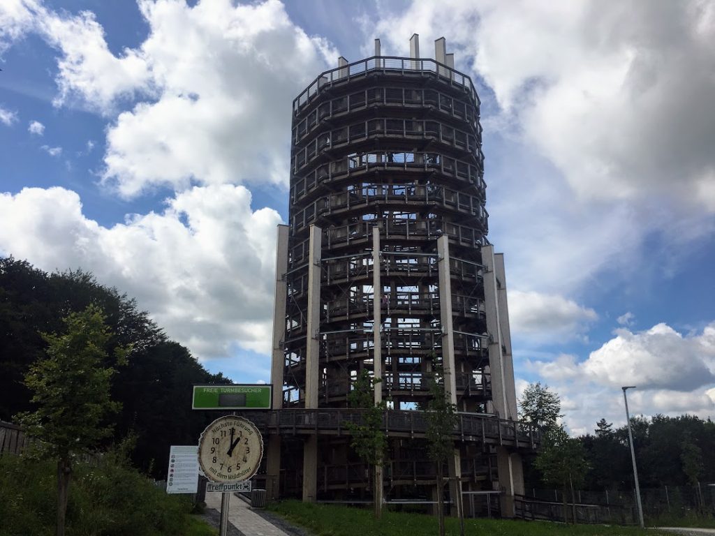 Der 40 Meter hohe Aussichtsturm